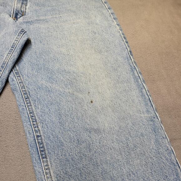 Carhartt B17 STW Jeans Mens 38x29 Blue Relaxed Fit Denim Straight Leg Workwear - Picture 4 of 10